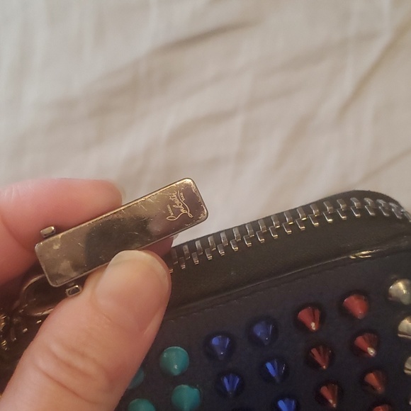 SALE TODAY ONLY!Authentic Louboutin Wallet/Clutch with chain! - Picture 7 of 11